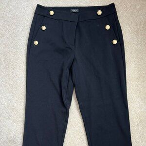 LOFT Classic Gold Button Pants